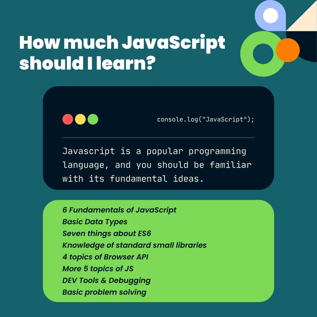 How Much JavaScript Should I Learn?